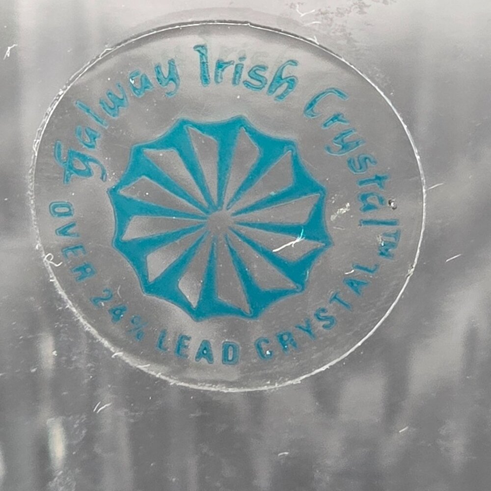 Galway Irish Crystal Baldmore Crystal Highball & Whiskey Glasses Set Of 4 DH1300 - Picture 6 of 15